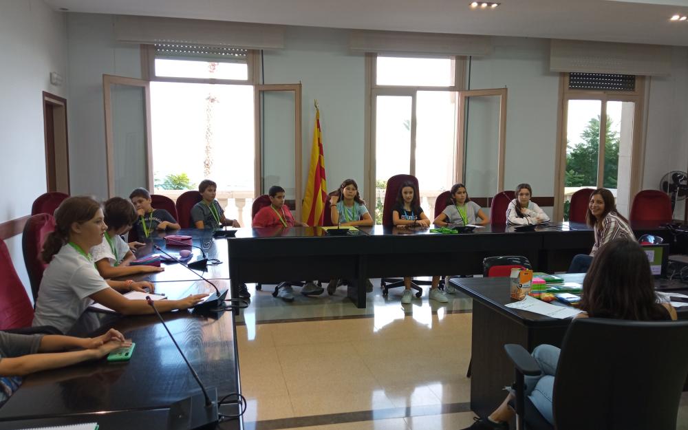 L'alcaldessa es reuneix amb el Consell d'Infants