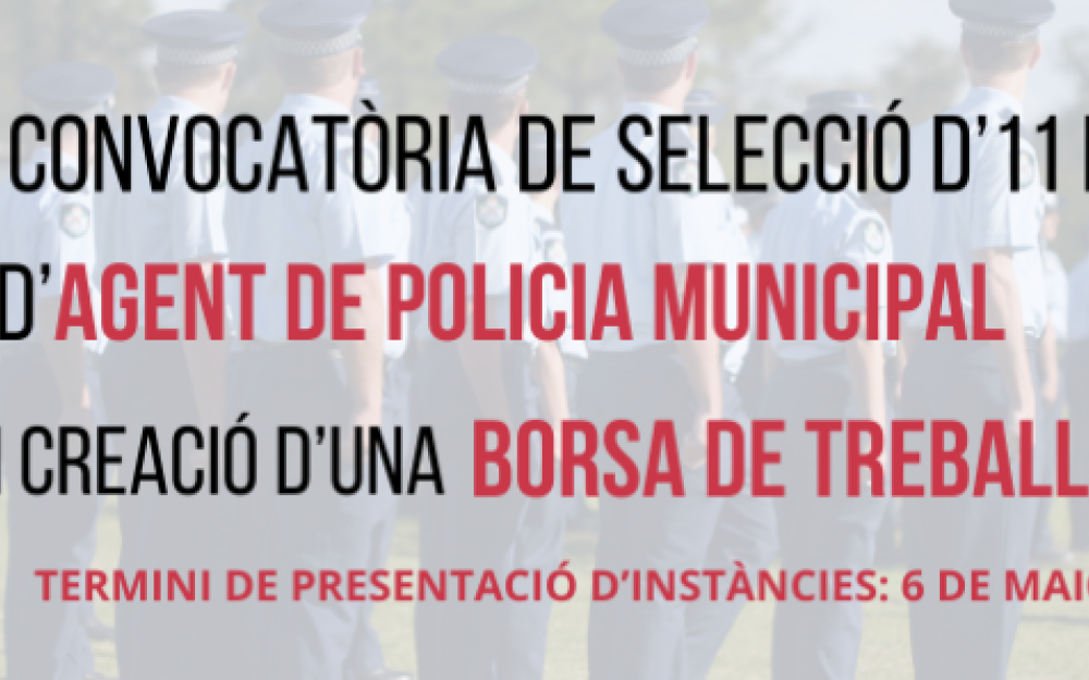 Convocatòria policia local