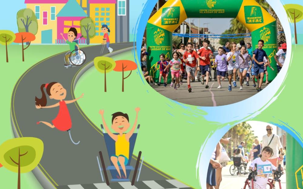 Cartell de la 2a cursa infantil adaptada 