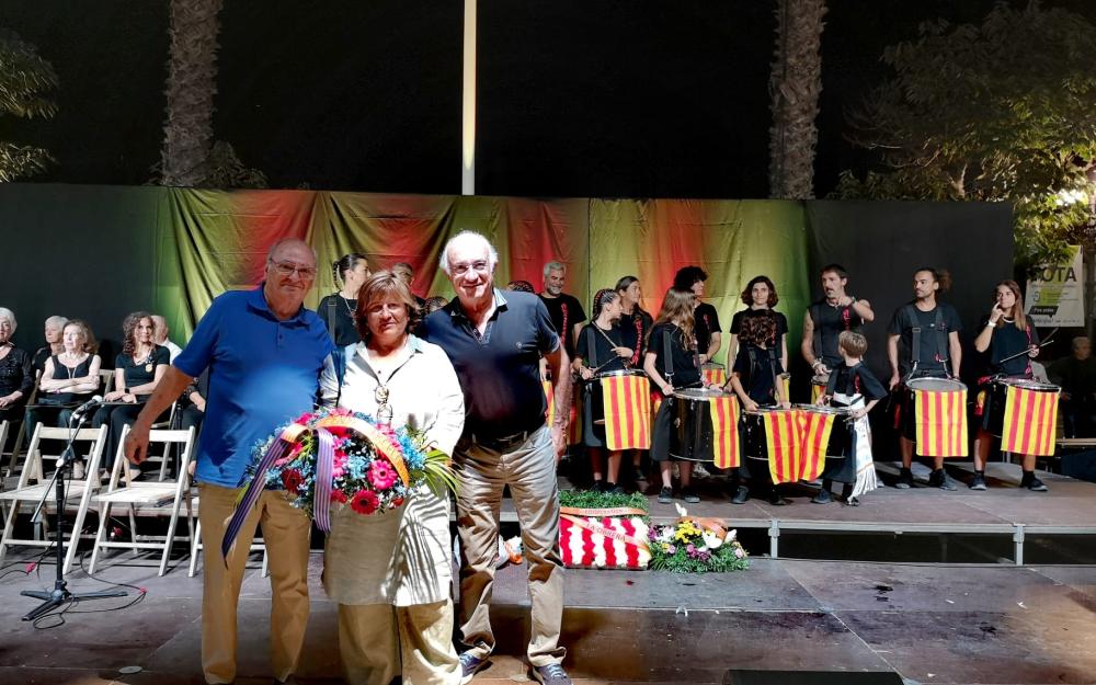 Ofrena floral de la Penya barcelonista