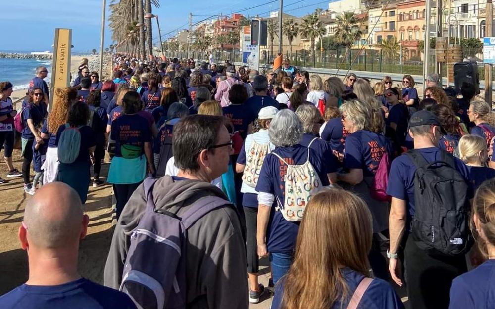 Participants a la Caminada del Dia de la Dona