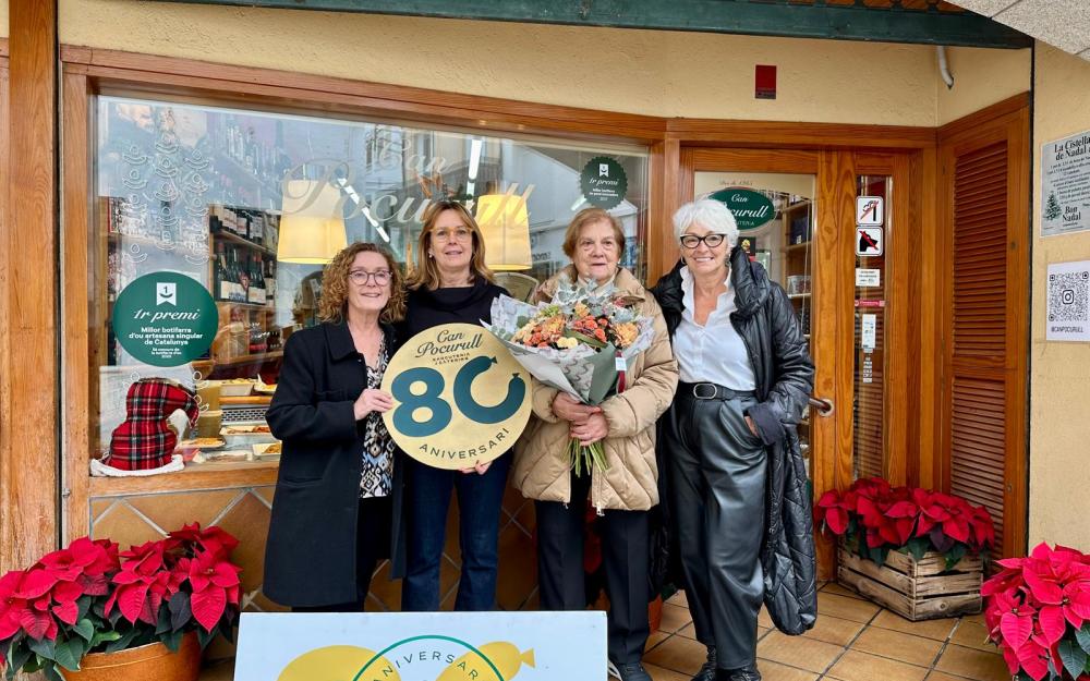 Felicitacions a Can Pocurull pels seus 80 anys de trajectòria