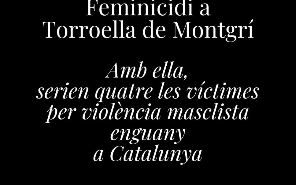 Feminicidi Torroella de Montgrí