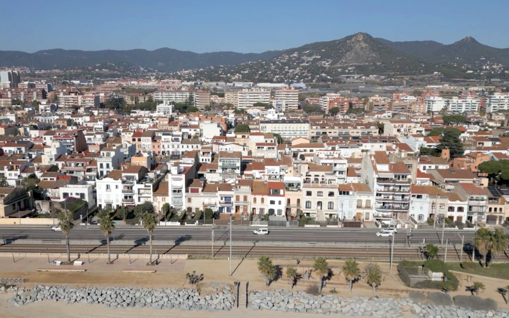 Foto aèria Vilassar de Mar abril 2023