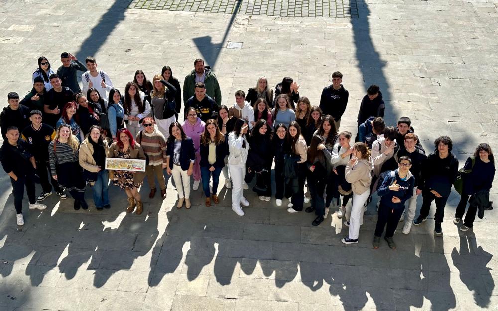 Rebuda institucional a l'alumnat d'intercanvi amb Grècia