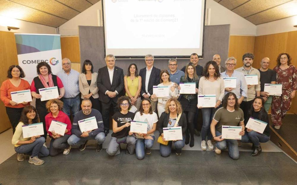 Participants a la 7a edició del programa Comerç 21