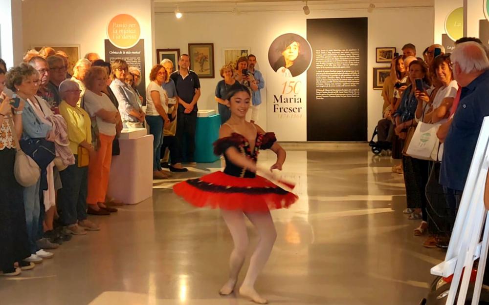 Inauguració de l'exposició commemorativa dels 150 anys de la Maria Freser