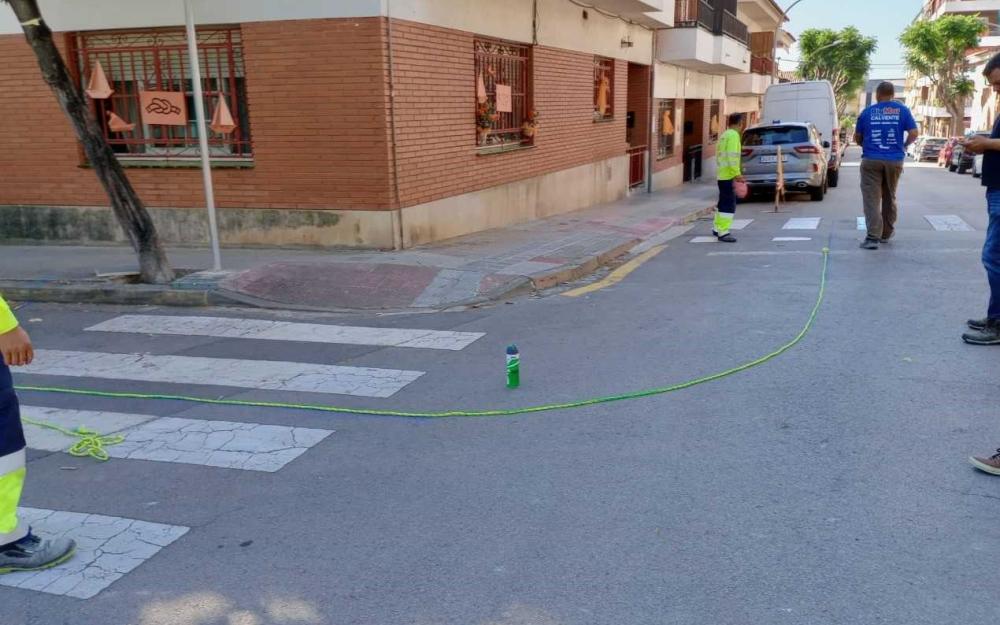 Inici de les obres de millora d'accessibilitat a la cruïlla de Santa Eulàlia amb Santa MagdalenaNA