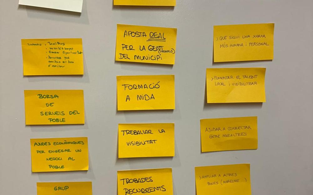 “Construïm la xarxa de dones emprenedores entre totes”. Dinàmica de grup organitzada per la Cambra de Comerç