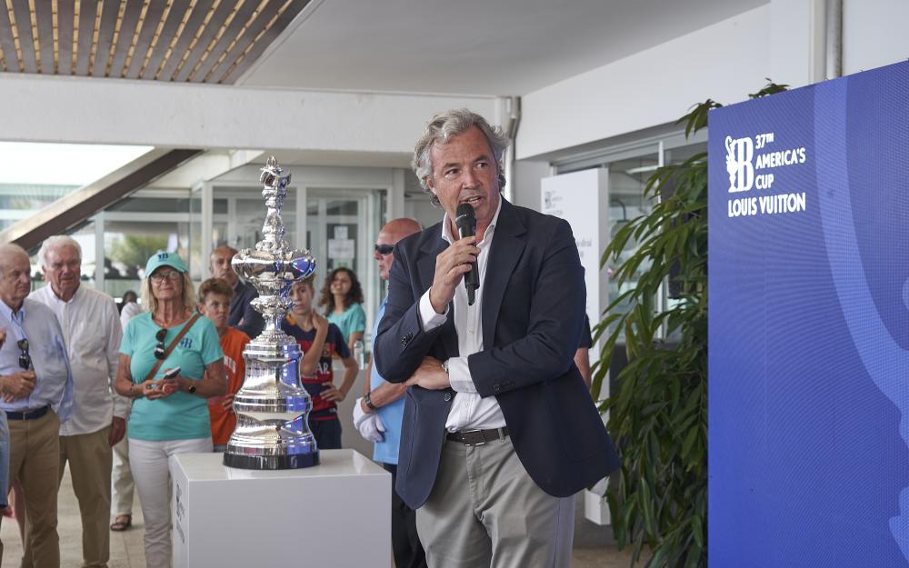 Parlament del president del Club Nàutic, Jesús Majem
