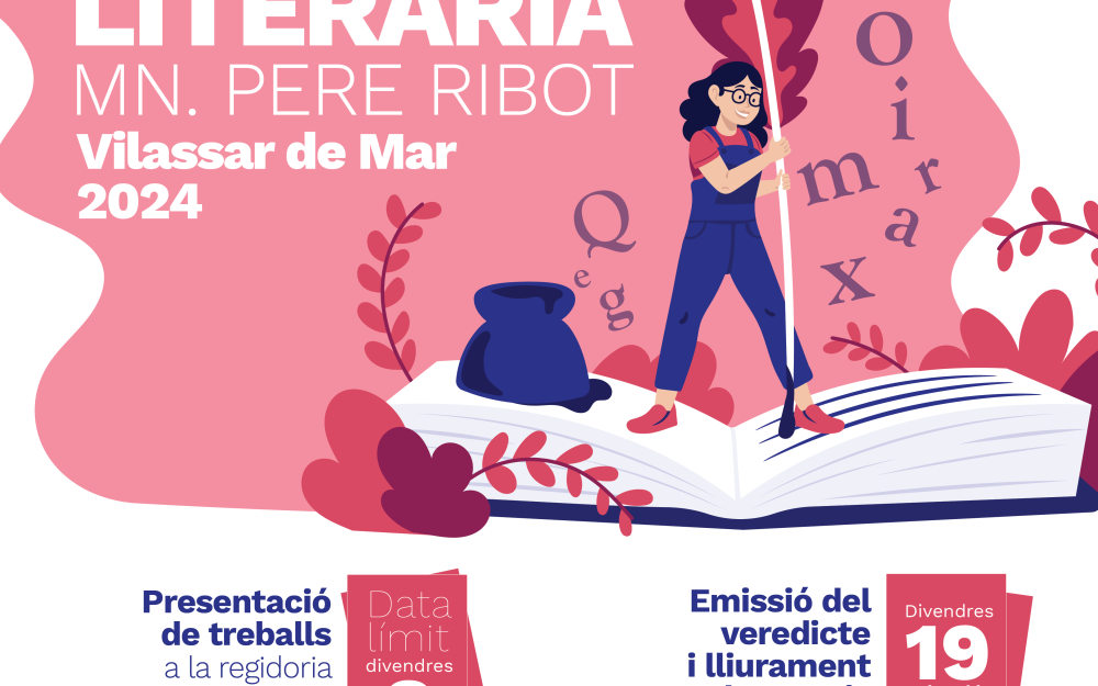 Cartell de la Mostra Literària 2024