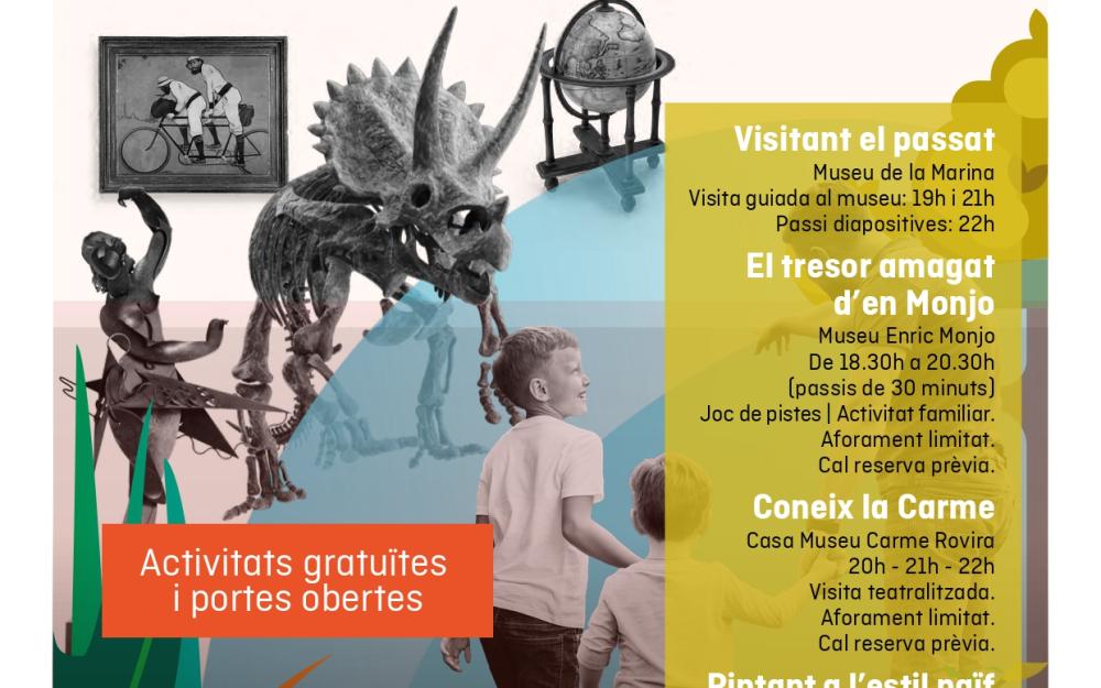 Cartell de la programació de la Nit dels Museus 2023