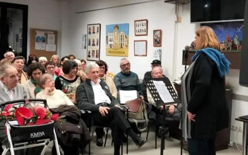 Parlament de la regidora Marta Rovira en motiu dels 35 anys de l'Associació Cívica i Social de la Gent Gran de Vilassar de Mar