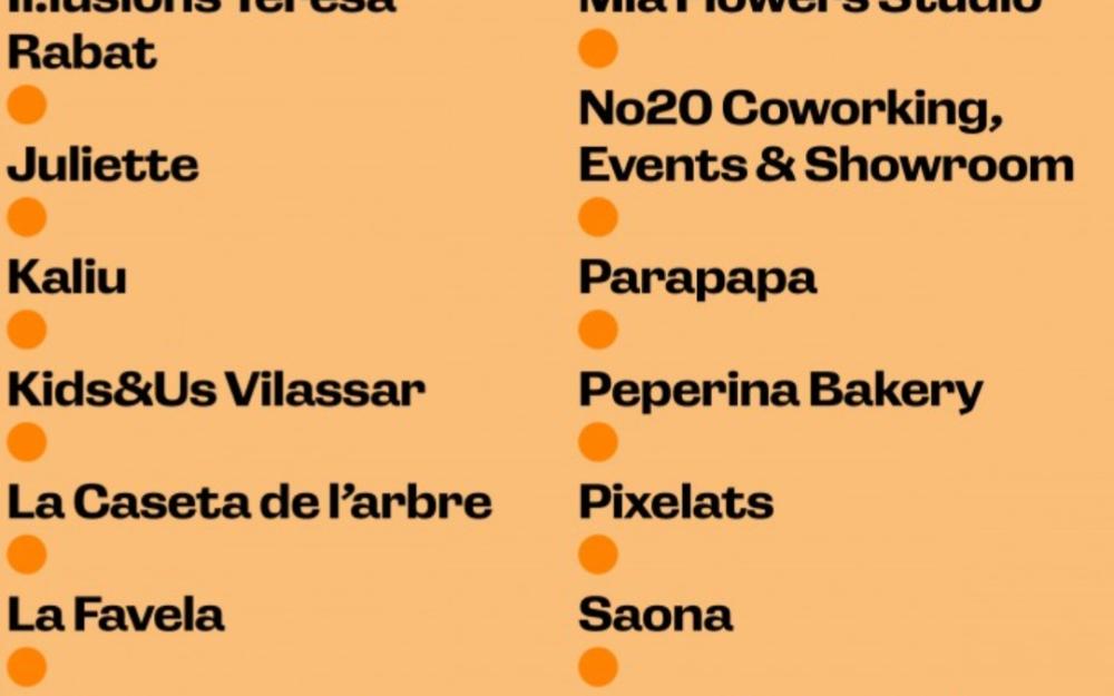 Participants de la Nit de Comerç 2025 a Vilassar de Mar. 