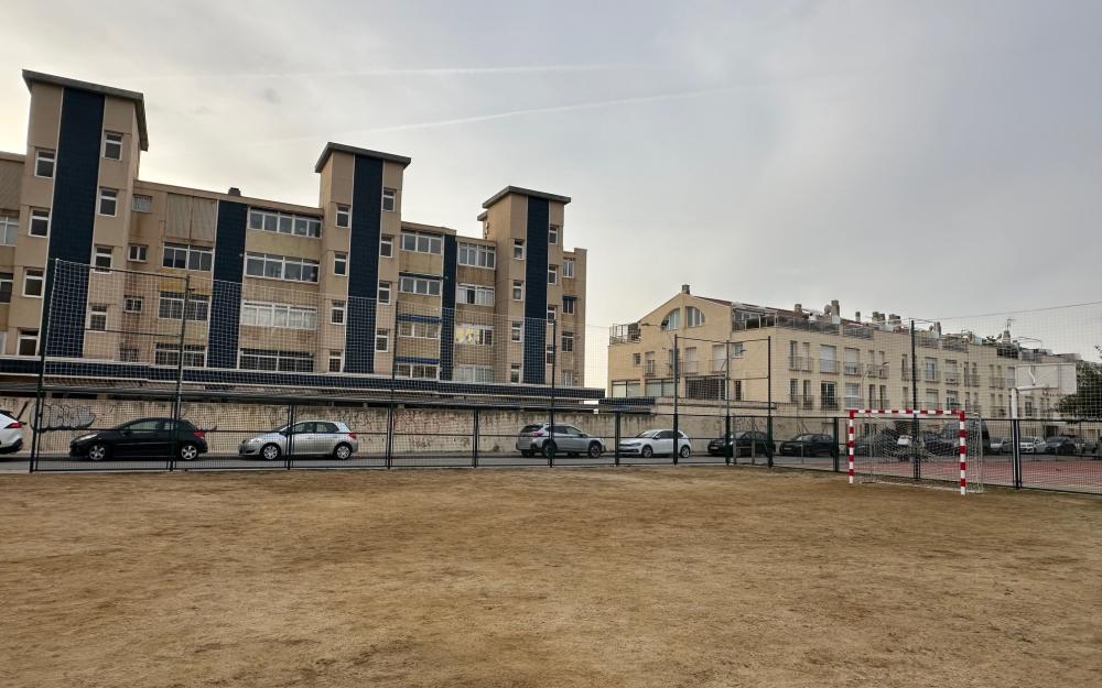 Pista de futbol arranjada