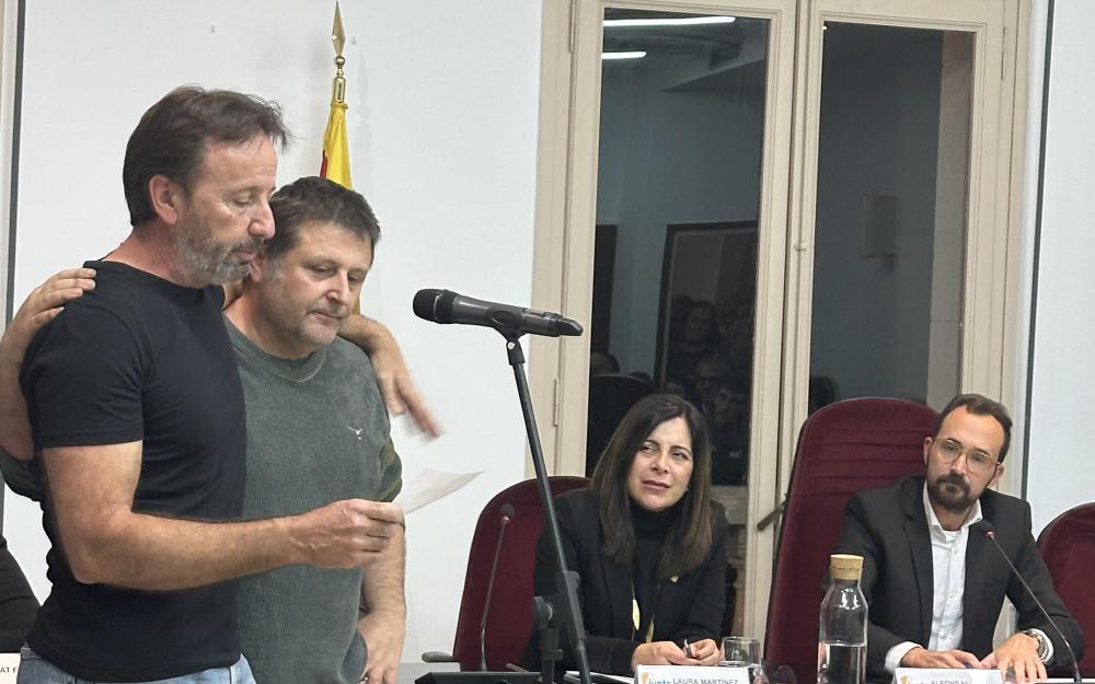 Representants Club de pescadors de l'espigó de Garbí