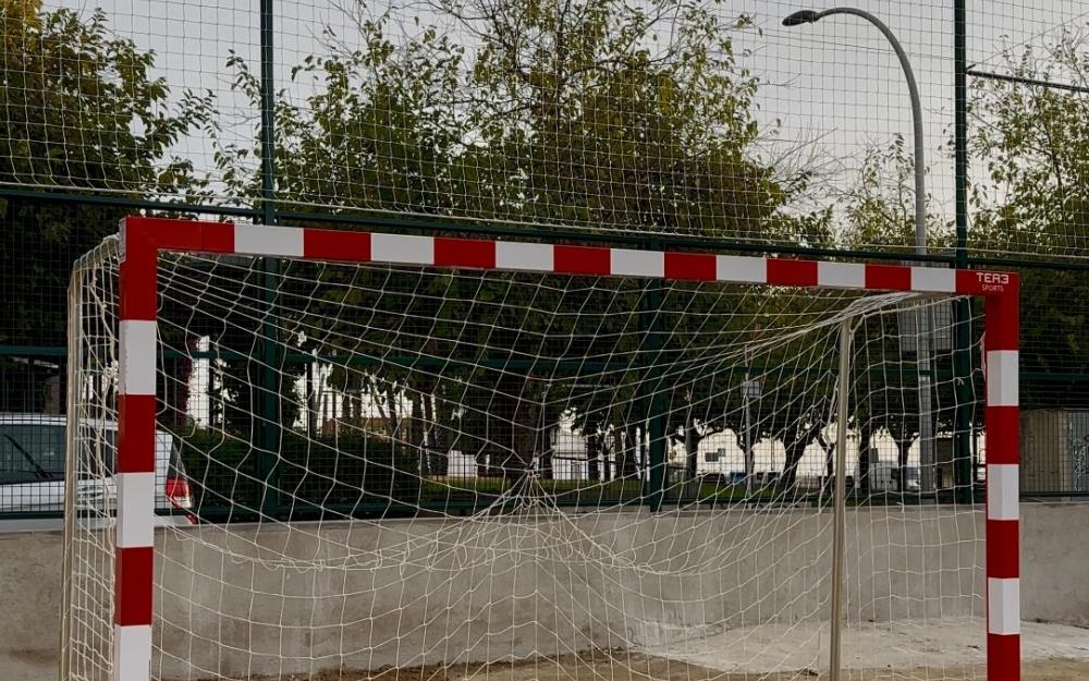 Pista de futbol arranjada