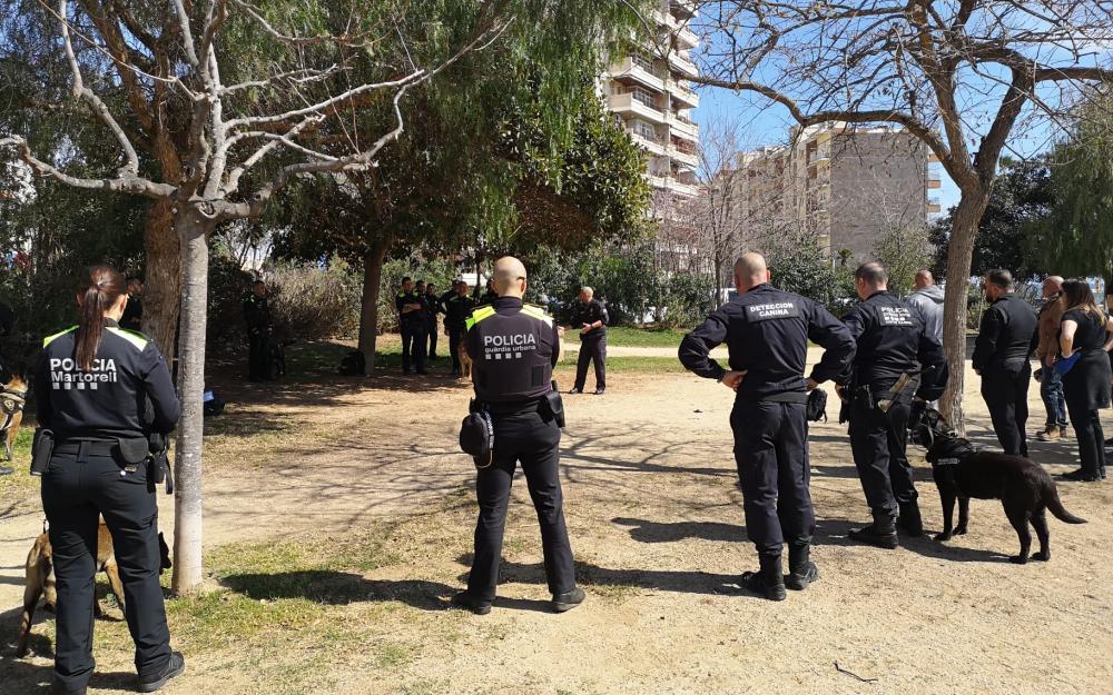 Les unitats canines que van participar en la formació