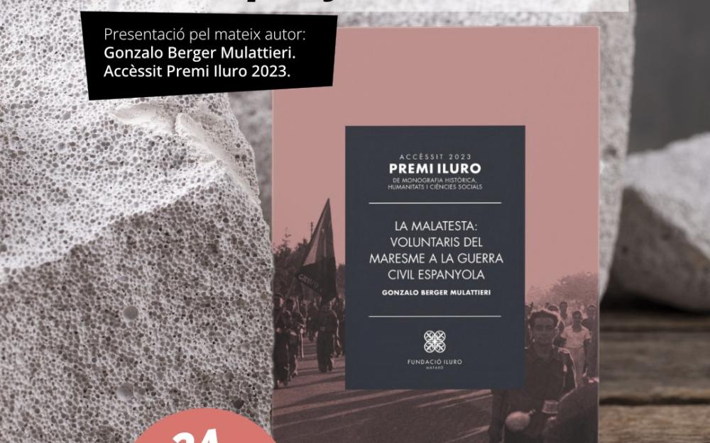 Cartell de la presentació del llibre