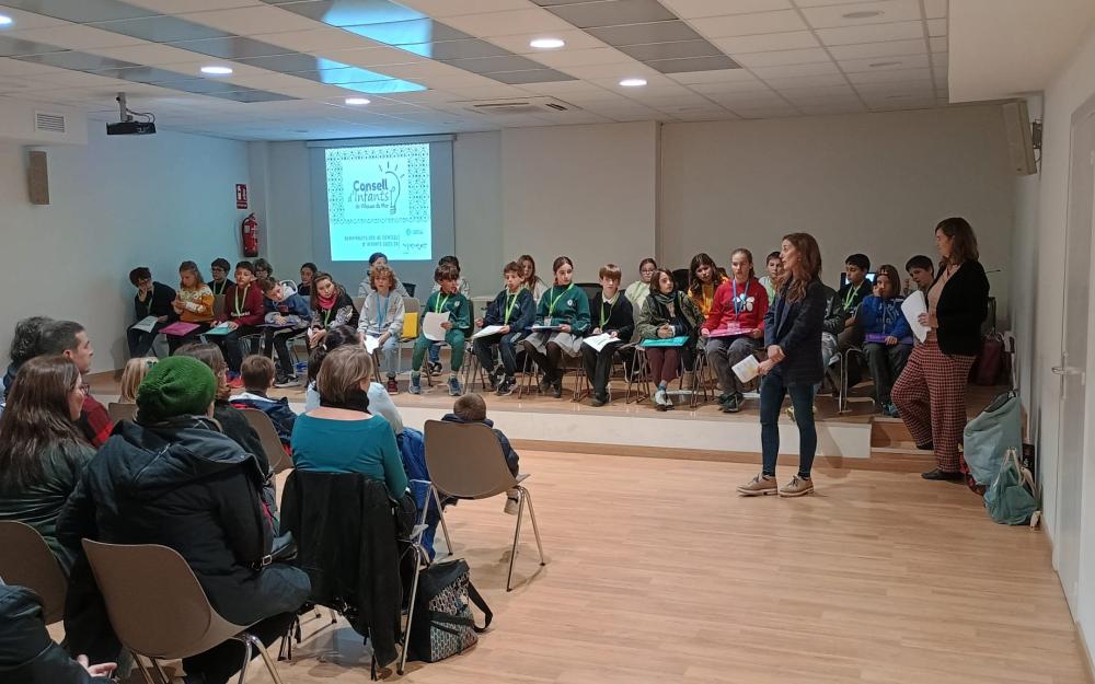 La regidora d'Educació va donar la benvinguda al nou Consell d'Infants