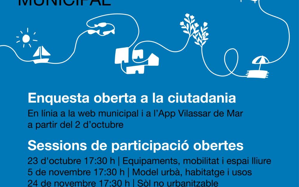Accions del procés participatiu per a la redacció de l'Avanç del POUM