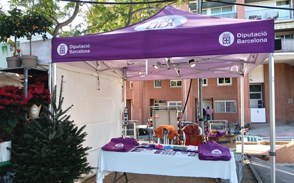 Punt lila informatiu.