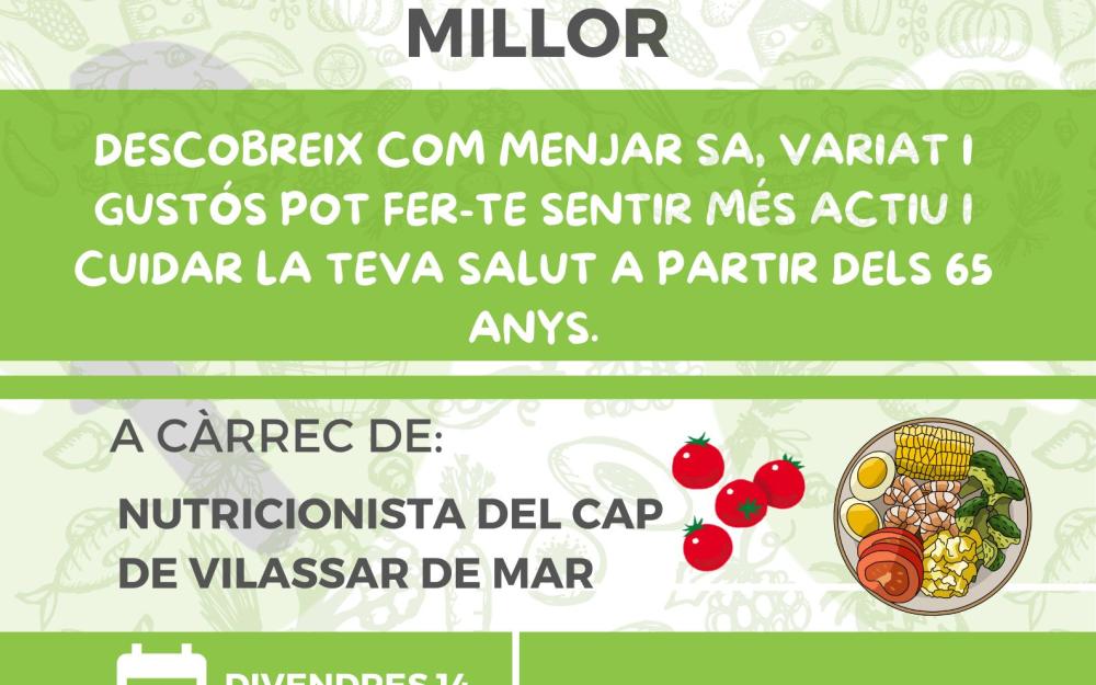 Xerrada "Alimenta't bé per viure millor"