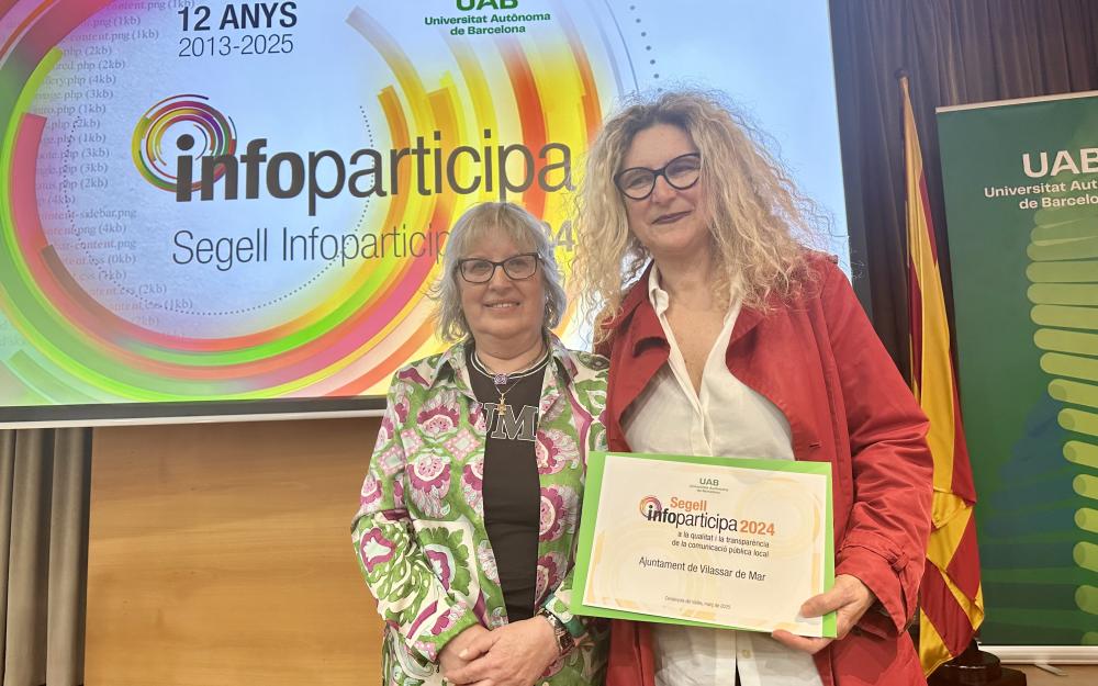 Cristina Ribas va recollir el guardó