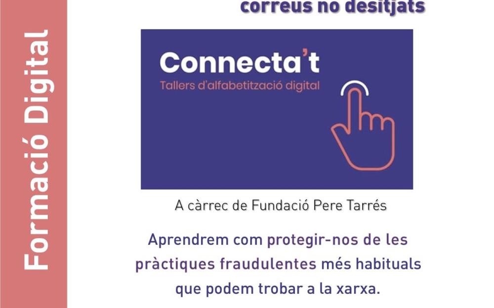 Taller d'alfabetització: Protegeix-te en línia
