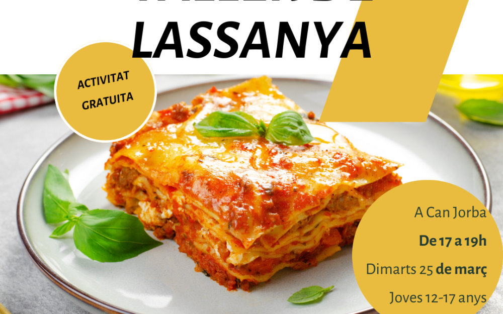 Taller de lassanya