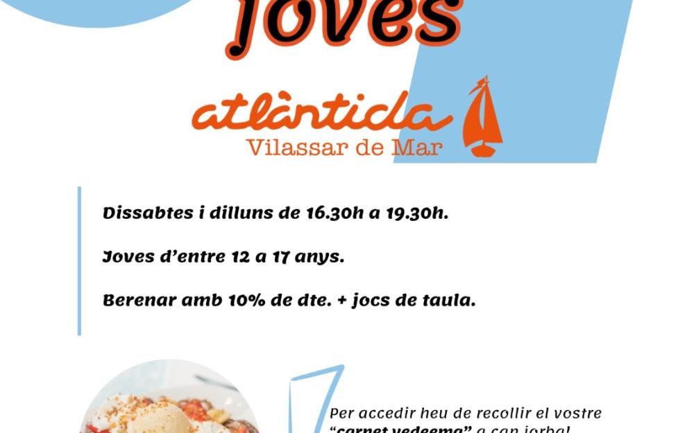 Cartell Tardes joves a l'Atlàntida