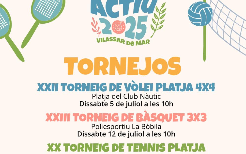 Tornejos Estiu Actiu 2025