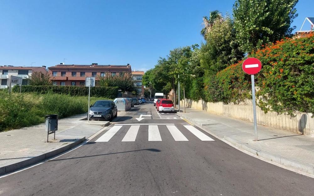 El tram de Via Octaviana, entre Lluís Companys i Santa Eulàlia, passa a ser de sentit descendent