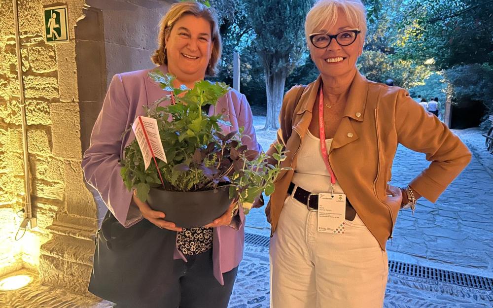 Marta Rovira i Núria Paricio, a la 14a gala de Viles Florides