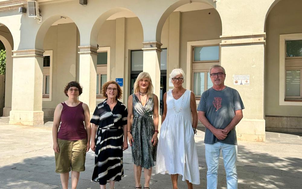 D'esquerra a dreta: Agnès Salat, Elena López, Núria Paricio i Àngel Font