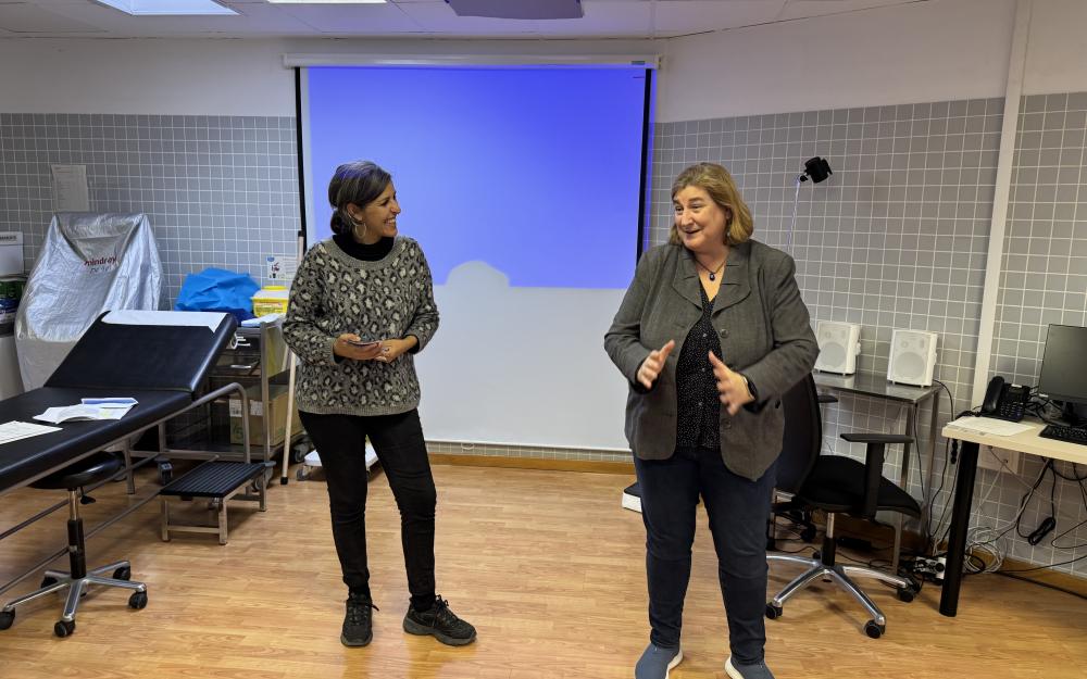 Visita formativa al CAP Dr. Masriera i Guardiola amb l'assistència de Marta Rovira, regidora de Feminismes.