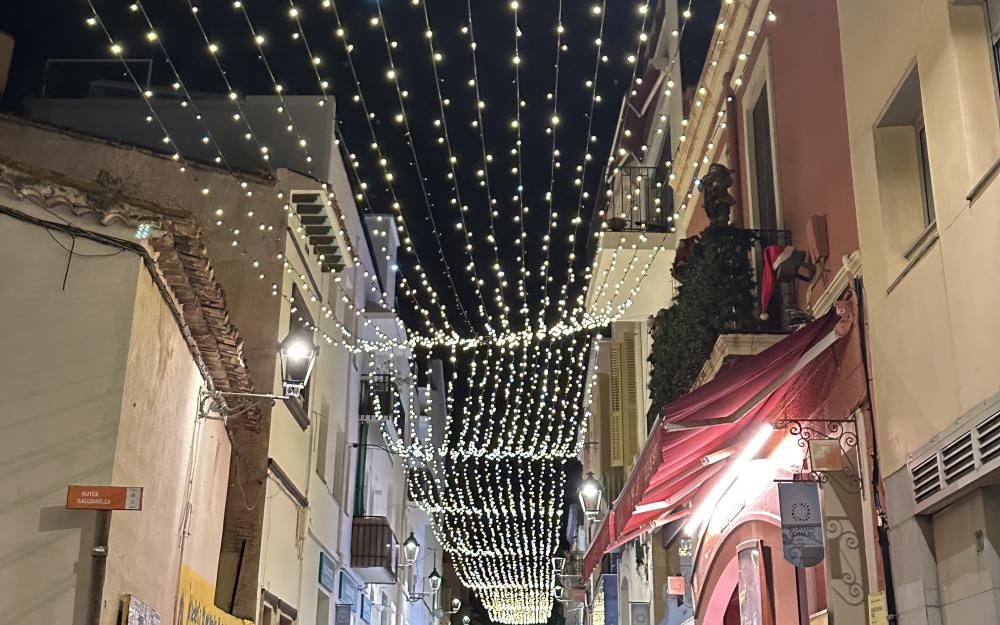 Llums al carrer Sant Joan