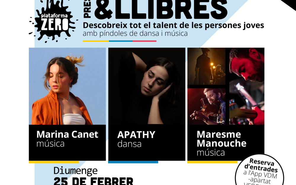 Cartell dels primers espectacles de l'Escena & Llibres 2024