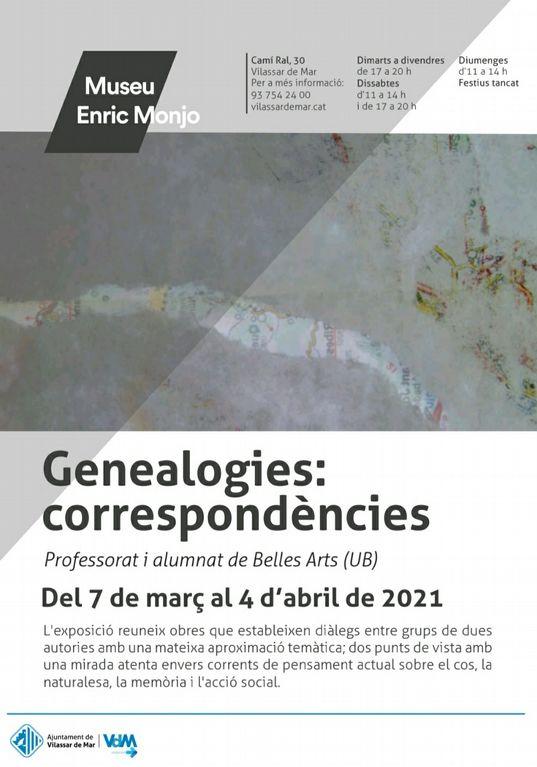 Cartell exposició Genealogies 2021