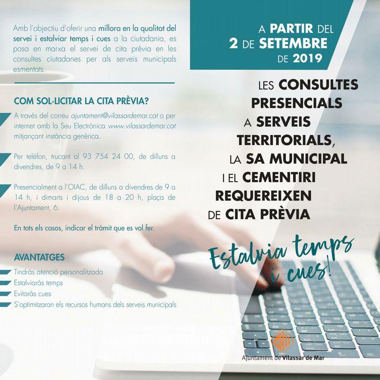 Díptic cita prèvia