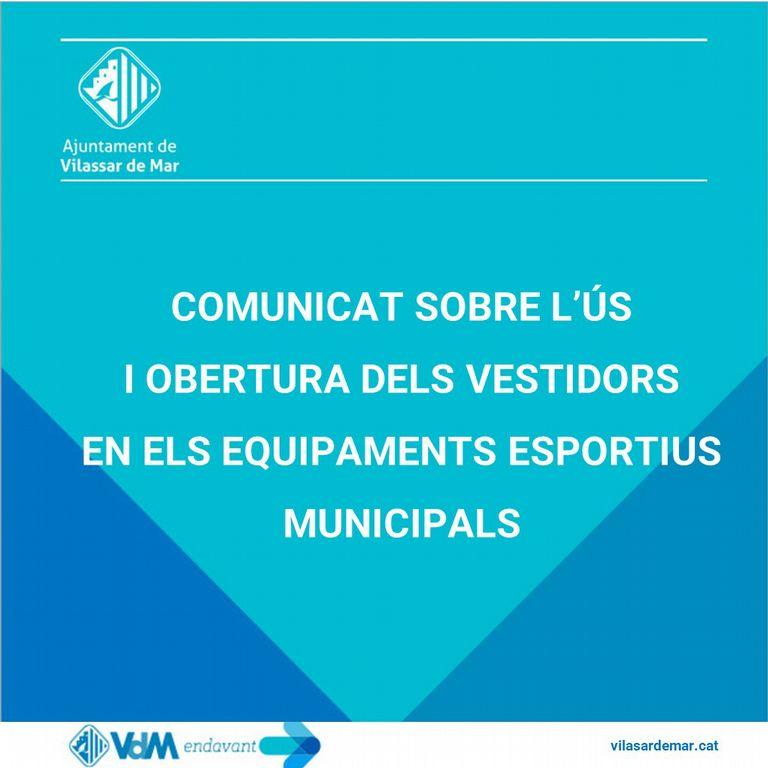 Bànner comunicat vestidors