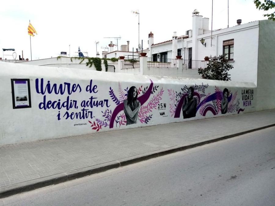 Mural 25N estat original 