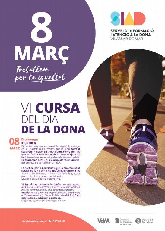 Cartell Cursa Dia de la Dona 2020