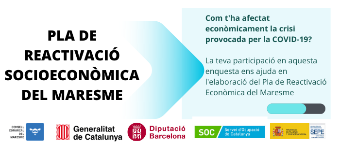 Enquesta Pla Reactivació econòmica del Maresme