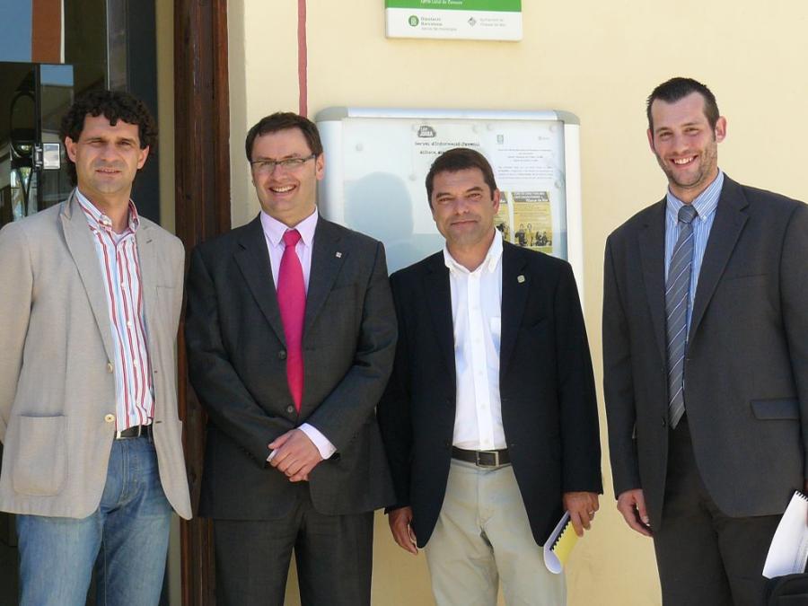 Visita del director general de Joventut