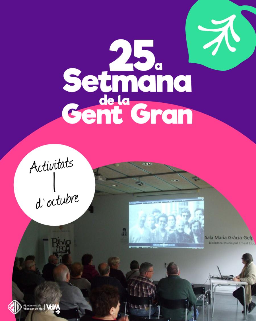 Programació Setmana de la Gent Gran - 1 d'octubre