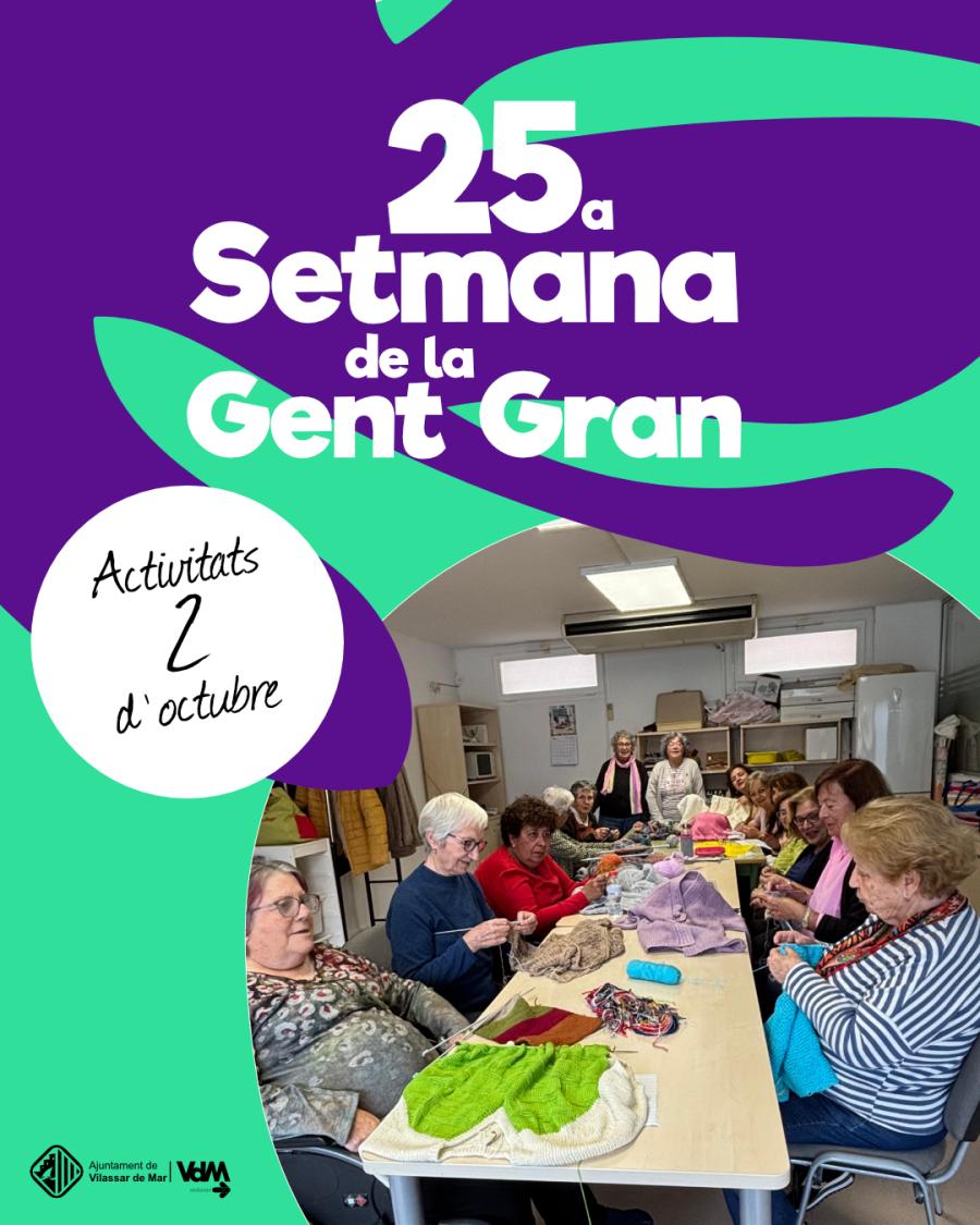 Programació Setmana de la Gent Gran - 2 d'octubre