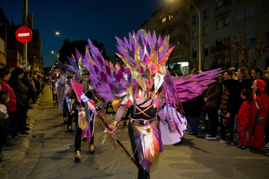 Una de les comparses participants a la rua de Carnaval 2023