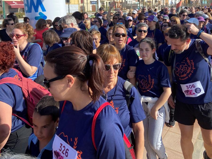 Participants a la Caminada del Dia de la Dona