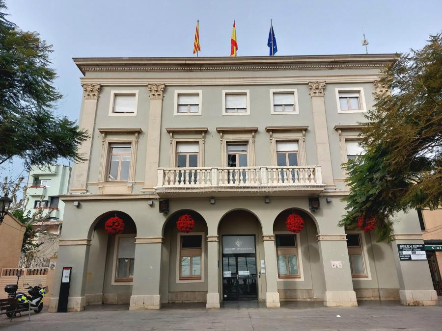 Façana de l'Ajuntament de Vilassar de Mar